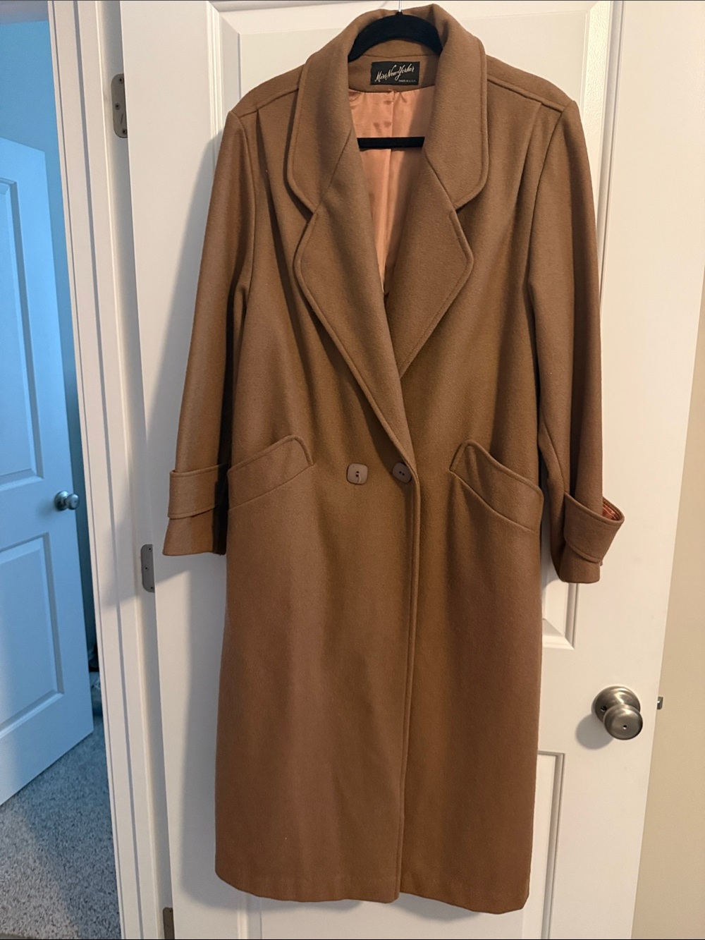 Vintage Miss New Yorker 80% Wool Forstmann Andover Coat- Large